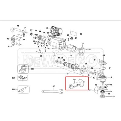 614796-00 Dewalt D28142 Tutma Kolu