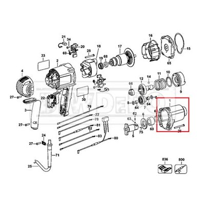616822-00SV Dewalt DW292 Dişli Kutusu