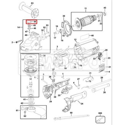 630553-00 Dewalt D28492 Dişli Kutusu Düğmesi