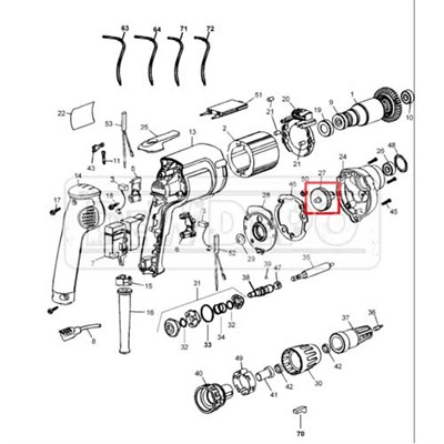 638982-00 Dewalt DW274 Dişli ve Mil