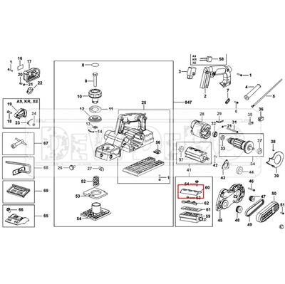 663290-00 Dewalt D26676 Bıçak Kelepçesi