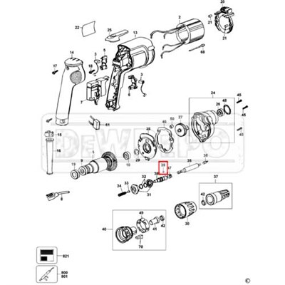 696631-00 Dewalt DW274 Bilye