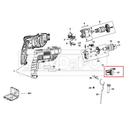 90548878 Stanley STDH6513K Şalter