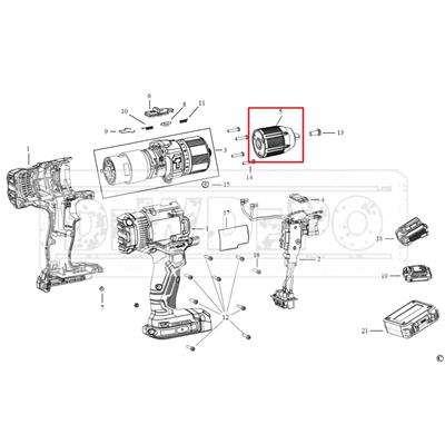 90586194  Stanley SCD718 Mandren