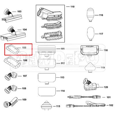 90609979 Black+Decker BHSM168 Lastikli Bez