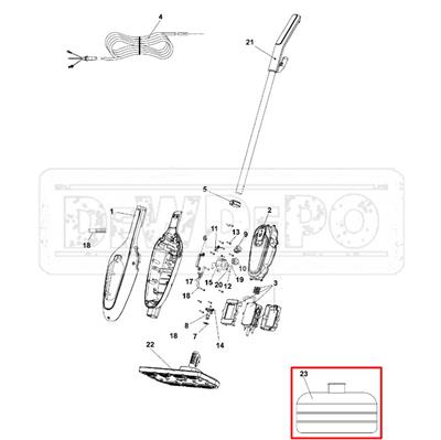 90622110 Black+Decker FSM13E1 Mikrofiber Bez