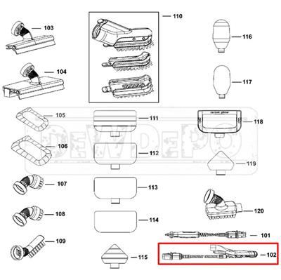 90628784 Black+Decker BHSM168 Hortum