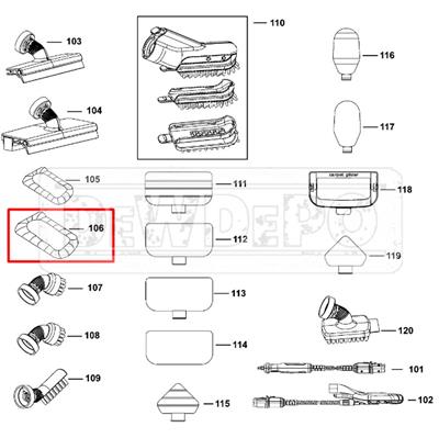 90641029 Black+Decker BHSM1615 Lastikli Bez