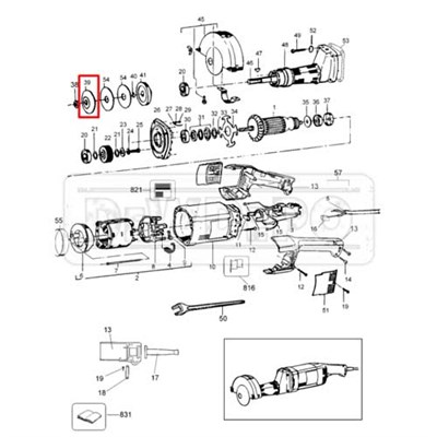 939547-00 Dewalt DW882 Dış Flanş