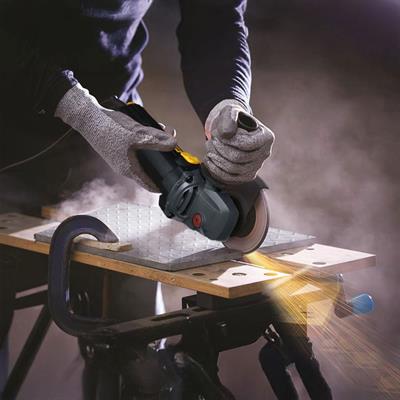 CAT DA09051 115mm Profesyonel Çelik, İnox, Demir Elmas Metal Kesme Diski (Soketli, Aralıklı Kenar)