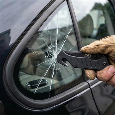 CAT DA980012 3 IN 1 Çok Fonksiyonlu Katlanabilir 20CM Paslanmaz Çelik Siyah Kamp Çakısı