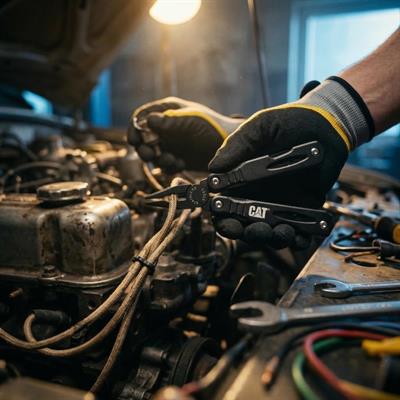 CAT DA980021 13 IN 1 Çok Fonksiyonlu Siyah Oksit Kaplamalı Profesyonel Pense Seti