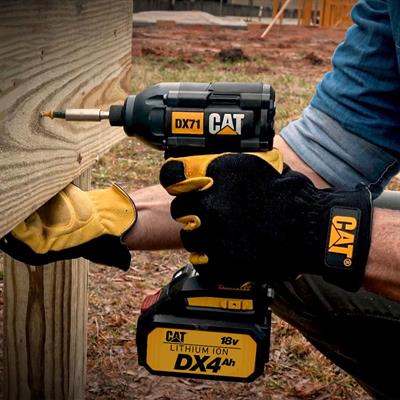 CAT DX12K.2 18Volt/4.0Ah Li-ion Çift Akülü Kömürsüz Profesyonel Şarjlı Darbeli Matkap + DX71.2 Kömürsüz Darbeli Tornavida Kombo Set