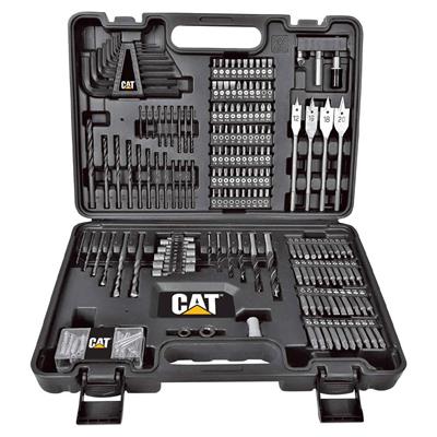 CAT DXK201 18Volt/2.0Ah Li-ion Çift Akülü Kömürsüz Profesyonel Şarjlı Darbeli Matkap + DX7030 + DA01903 Kombo Set