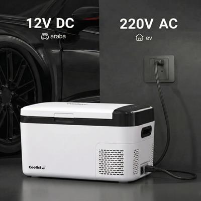 Coolist CLK25B 12/24Volt/ 220Volt 25 Litre Kompresörlü Bluetooth Bağlantılı Oto Buzdolabı