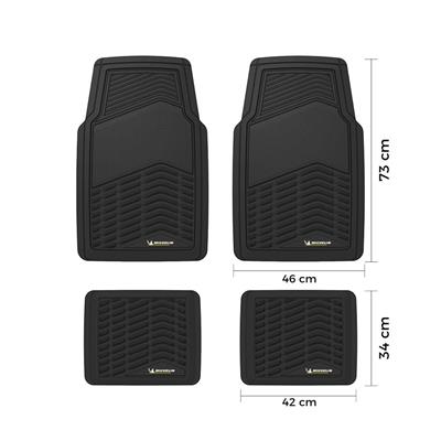 Michelin MC33856 Tüm Araçlara Uyumlu 4 Parça Üniversal 3D Havuzlu Oto Paspas