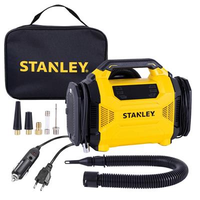 STANLEY SXIF3501 12Volt/220Volt 150 PSI Dijital Basınç Göstergeli Lastik & Yatak Şişirme Pompası + Led Lamba