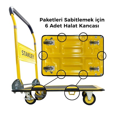 Stanley PC537 150Kg Profesyonel Paket Taşıma Arabası