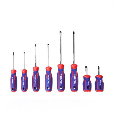 WORKPRO WP200505 8 Parça Profesyonel CR-V Manyetik Tornavida Seti