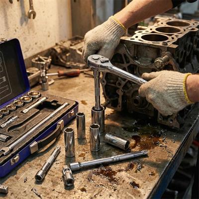 WORKPRO WP202564 1/2’ Cr-V 24 Parça Metrik Ağır Hizmet Lokma Takımı