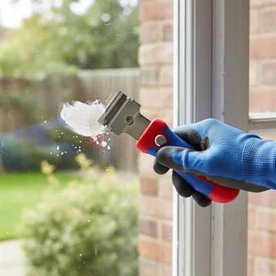 WORKPRO WP219004 40mm Geri Çekilebilir Profesyonel Kazıyıcı + 4 Parça Kazıma Bıçak Seti