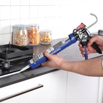WORKPRO WP224001 230mm Ağır Hizmet Tipi Metal Silikon/Mastik Tabancası