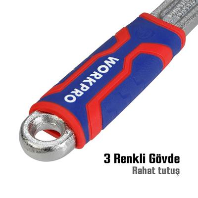 WORKPRO WP272010 150mm Cr-V Profesyonel Kurbağacık Anahtar