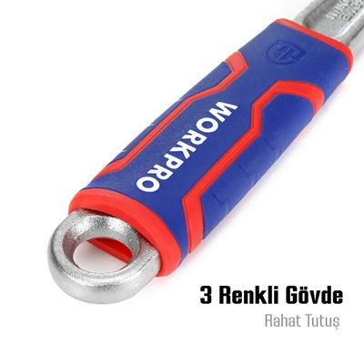 WORKPRO WP272012 250mm Cr-V Profesyonel Kurbağacık Anahtar