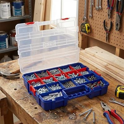 WORKPRO WP283007 38x30x6,8mm Profesyonel İstiflenebilir Organizer