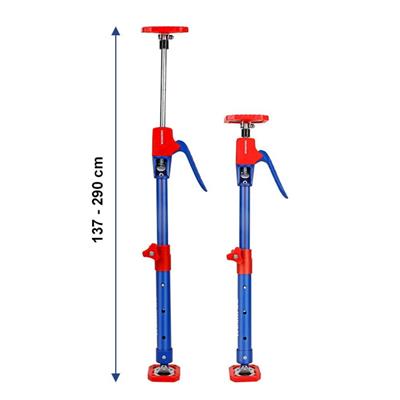 WORKPRO WP289034 137-290cm 70Kg Teleskobik Mandallı Ayarlanabilir 2’Li Çelik Destek Direği + Taşıma Çantası