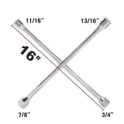WORKPRO WP314005 17 19 21 23 Cr-V 400mm 4 Kollu Profesyonel Bijon Anahtarı
