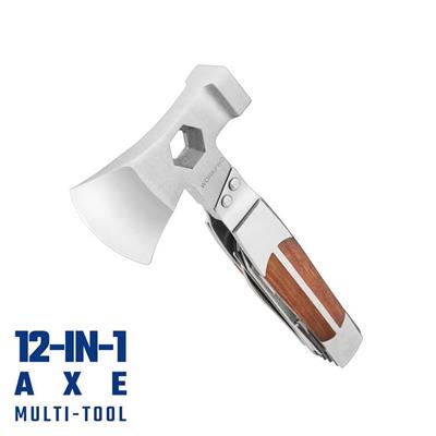 WORKPRO WP383001 12 IN 1 Çok Fonksiyonlu Profesyonel Mini Balta/Çekiç Alet Seti + Taşıma Kılıfı