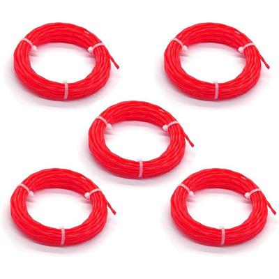 WORX WA0209 WG185E/WG186E İçin 2.4mm 20 Metre (5x 4m) PRO-GRADE Spiral Burgulu Yedek Misina