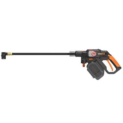 WORX WG633E 20Volt 4.0Ah. Li-ion 56Bar Kömürsüz Basınçlı Yıkama Tabancası + 2 Parça Yıkama Seti