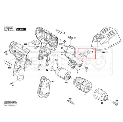 Bosch PSB 10,8 LI-2 Sağ Sol 2609007021