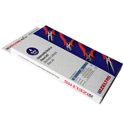 İzeltaş Elektronikçi Keski ve Pense Seti 4 Parça