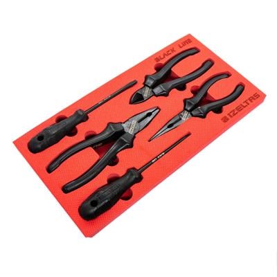 İzeltaş Black Line Pense Tornavida Seti 5 Parça