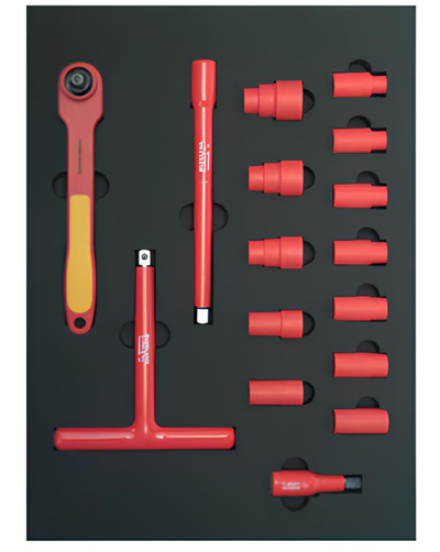 İzeltaş Elektro Takım Dolabı 7 Çekmece 93 Parça (Dolu)