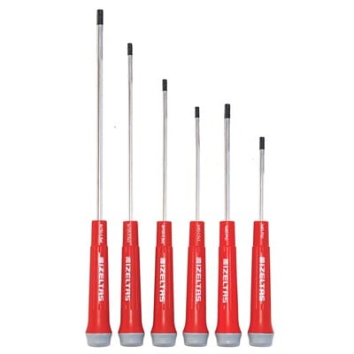 İzeltaş Elektronikçi Tip Klemens Torx Uçlu Tornavida Seti 6 Parça