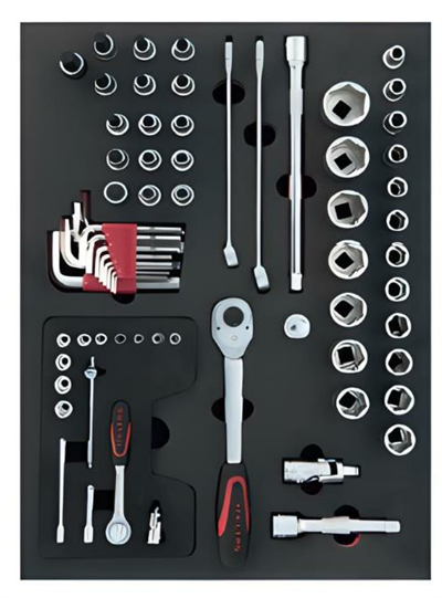 İzeltaş Elite 7 Çekmeceli Takım Dolabı 139 Parça (Dolu)