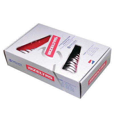 İzeltaş İki Ağız Anahtar Takımı Kısa Boy 12li