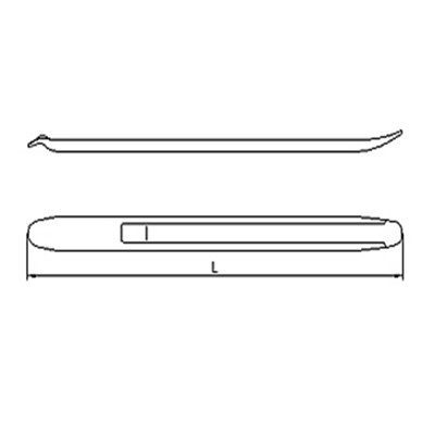 İzeltaş Levye Oluklu 600 mm