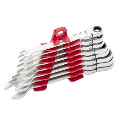 İzeltaş Mafsallı Cırcır Kombine Anahtar Takımı 12 Parça