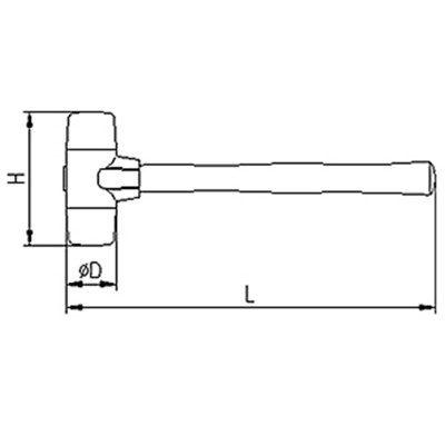 İzeltaş Plastik Çekiç 50 mm