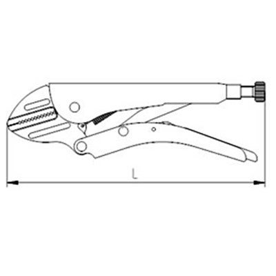 İzeltaş Standart Ayarlı Pense 250mm