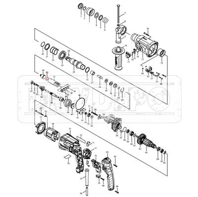 Makita HR2450 Piston O Ring 213227-5