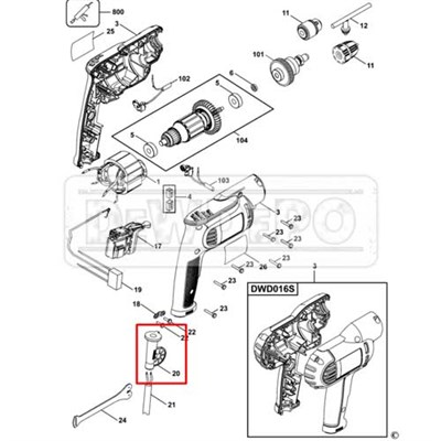 N020411 Dewalt DWD014 Kablo Koruyucu