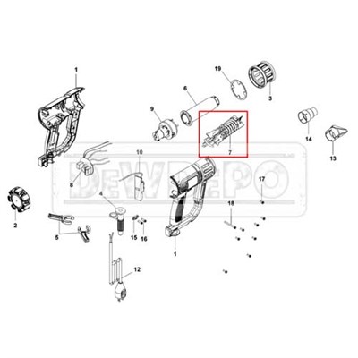 N020502 Dewalt D26411 Rezistans