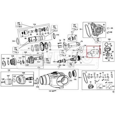 N029727 Dewalt D25124 Plaka