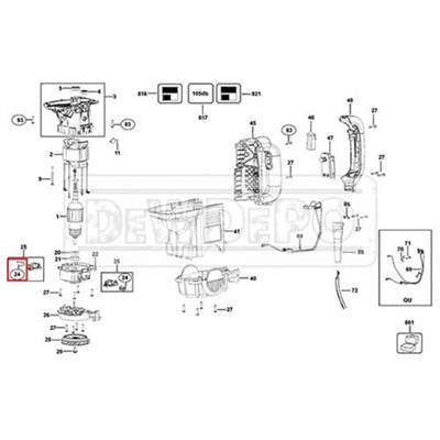 N047426 Dewalt D25820 Kömürü